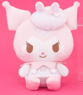 Gamers Guild AZ Sanrio Sanrio My Melody & Kuromi White Beret Plush - Kuromi 7.1" JBK International