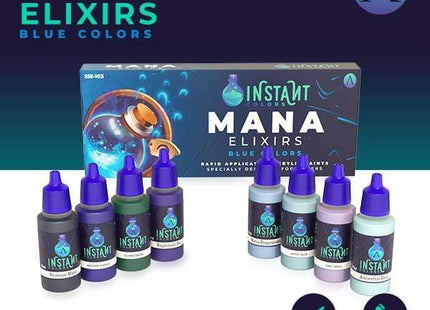 Gamers Guild AZ Scale 75 Scale 75 Instant Colors Mana Elixirs Blue Colors Set Scale 75