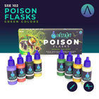 Gamers Guild AZ Scale 75 Scale 75 Instant Colors Poison Flasks Green Colors Set Scale 75