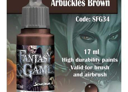 Gamers Guild AZ Scale 75 Scale 75 SFG-34 Arbuckles Brown Scale 75