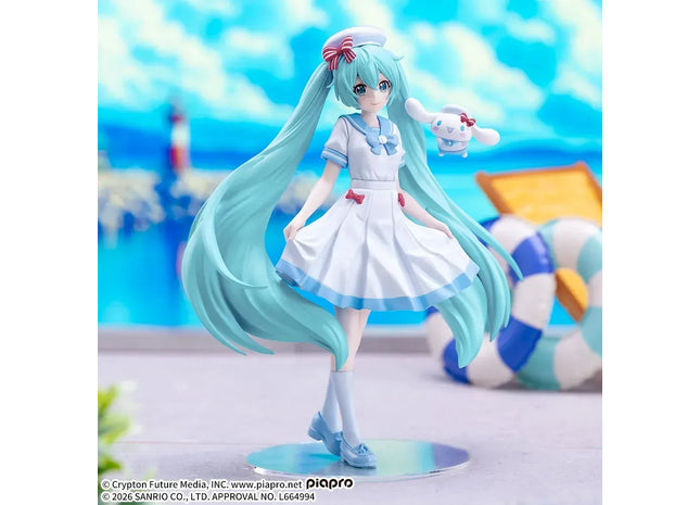 Gamers Guild AZ SEGA Goods Hatsune Miku: XStellar Hatsune Miku Cinnamoroll Summer Ver. Figure, 7.5 JBK International