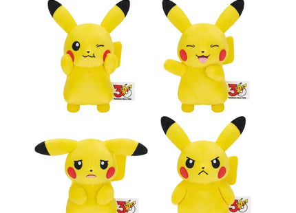 Gamers Guild AZ SEGA Goods Pokemon: Banpresto - Various Expressions Plush Pikachu 30th Anniversary, 5.1" JBK International