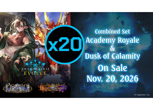 Gamers Guild AZ Shadowverse Evolve Shadowverse Evolve: Academy Royale & Dusk of Calamity - Combined Set Booster Case (Pre-Order) YY Card World
