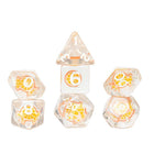 Gamers Guild AZ Sirius Dice 7ct Fruit Slive Dice Set: Orange (Pre-Order) GTS