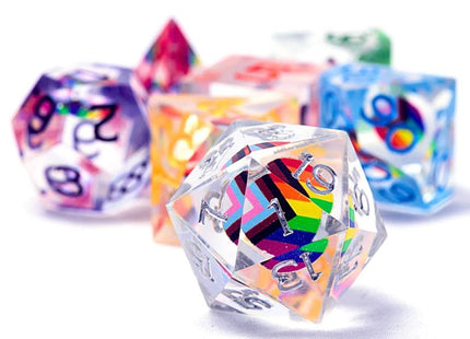 Gamers Guild AZ SIRIUS DICE Dungeons & Dragons: Progress Pride Dice Set (Pre-Order) ACD Distribution