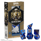Gamers Guild AZ Sirius Dice Dungeons & Dragons X World of Warcraft: Adventure Dice Sets - For The Alliance (Pre-Order) AGD