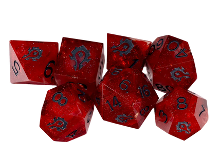Gamers Guild AZ Sirius Dice Dungeons & Dragons X World of Warcraft: Adventure Dice Sets - For The Horde (Pre-Order) AGD