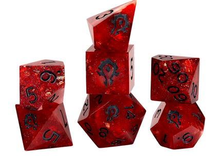 Gamers Guild AZ Sirius Dice Dungeons & Dragons X World of Warcraft: Adventure Dice Sets - For The Horde (Pre-Order) AGD