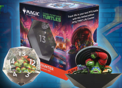 Gamers Guild AZ Sirius Dice Magic: The Gathering Teenage Mutant Ninja Turtles: d20 Single 55mm Spindown (Pre-Order) ACD Distribution