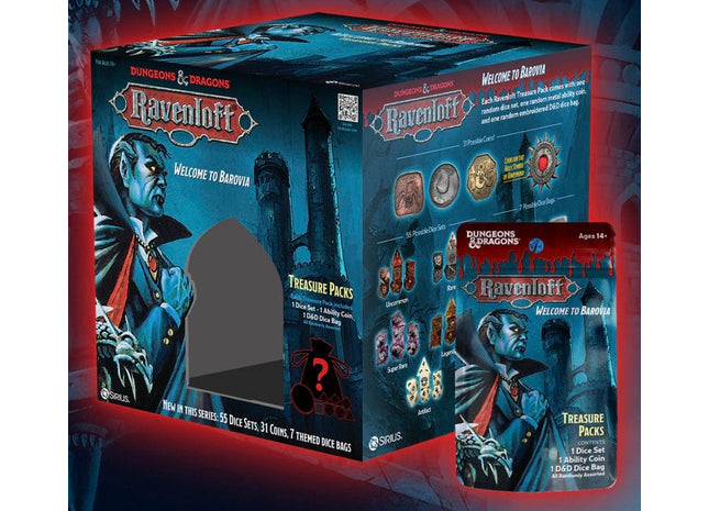 Gamers Guild AZ Sirius Dice Sirius Dice: D&D Ravenloft - Castle Ravenloft Treasure Pack Blind Box (Pre-Order) Southern Hobby