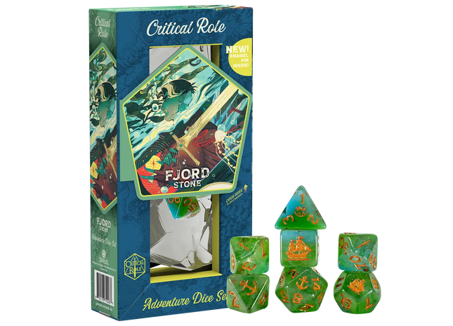 Gamers Guild AZ Sirius Dice Sirius Dice: The Mighty Nein Adventure Dice - Fjord Stone (Pre-Order) AGD