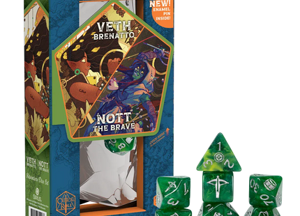 Gamers Guild AZ Sirius Dice Sirius Dice: The Mighty Nein Adventure Dice - Nott The Brave and Veth Brenatto (Pre-Order) AGD