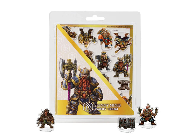 Gamers Guild AZ Skinny Minis Skinny Minis - Dwarves Combat (Pre-Order) Quartermaster Direct