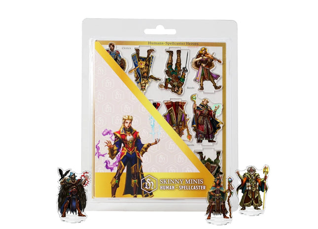 Gamers Guild AZ Skinny Minis Skinny Minis - Humans Spellcasters (Pre-Order) Quartermaster Direct