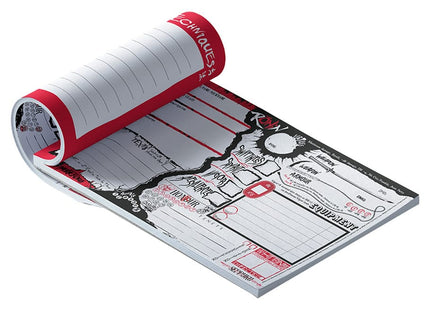 Gamers Guild AZ Slightly Reckless Games Ronin RPG: Double Sided Character Sheets (Pre-Order) ACD Distribution
