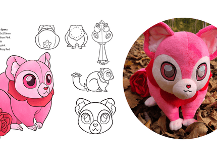 Gamers Guild AZ Snowbright Studio Teatime Adventures 2E: Rose Possum Plush (18") (Pre-Order) AGD