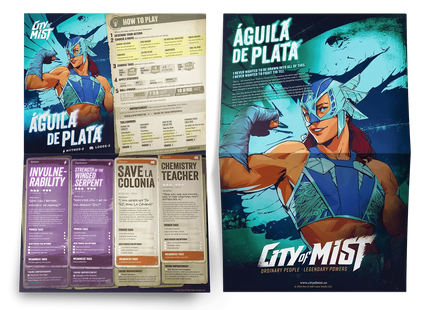 Gamers Guild AZ Son of Oak Game Studio City of Mist: Character Folio Pack #2: Local Legends ACD Distribution