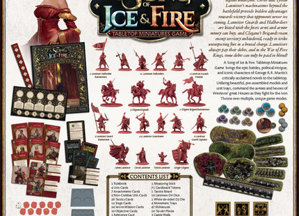 Gamers Guild AZ Song of Ice & Fire SIF: Lannister Starter Set Asmodee