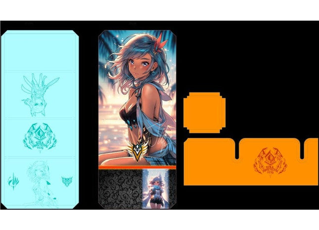 Gamers Guild AZ Soul Master Games Soul Masters TCG: Art Series Deck Box - Athena Stormkal (Pre-Order) Southern Hobby