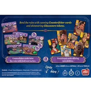 Gamers Guild AZ Space Cowboys Splendor Duel: The Counterfeiters Expansion (Pre-Order) Asmodee