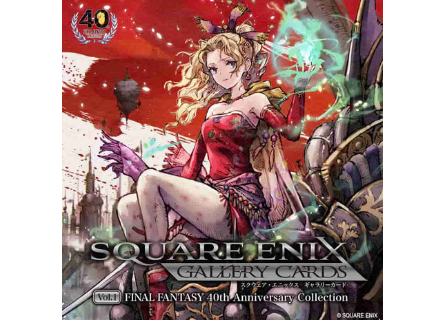 Gamers Guild AZ Square Enix Square Enix Gallery Cards Vol. 1: Final Fantasy - 40th Anniversary Collection Booster Box (Pre-Order) GTS