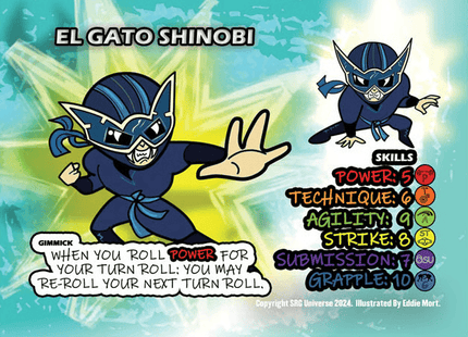 Gamers Guild AZ SRG Universe Super Lucha! - Competitor Pack: El Gato Shinobi Kickstarter