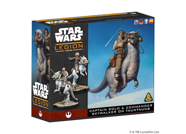 Gamers Guild AZ Star Wars Legion Star Wars: Legion – Captain Solo & Commander Skywalker on Tauntuns (Pre-Order) Asmodee