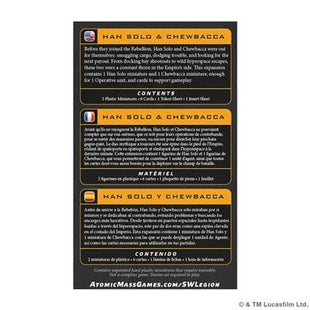 Gamers Guild AZ Star Wars Legion Star Wars: Legion – Scoundrel Han & Chewie (Pre-Order) Asmodee