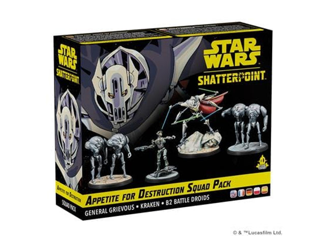 Gamers Guild AZ Star Wars: Shatterpoint Star Wars: Shatterpoint - Appetite for Destruction: General Grievous Squad Pack (Pre-order) Asmodee