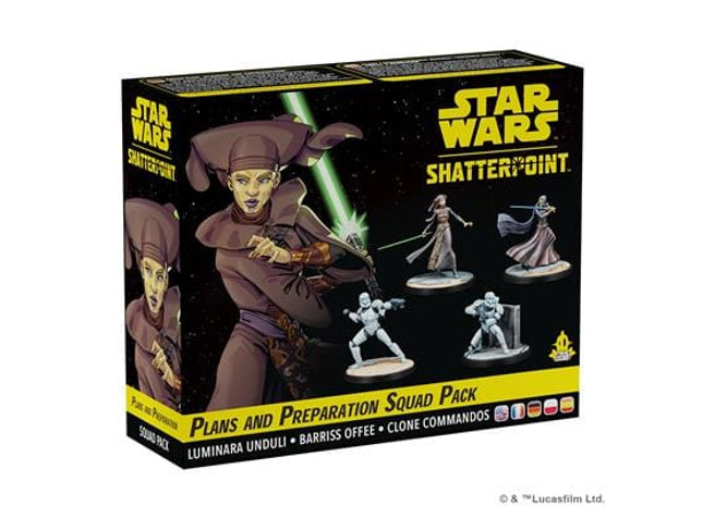Gamers Guild AZ Star Wars: Shatterpoint Star Wars: Shatterpoint - Plans and Preperation: Luminara Unduli Squad Pack (Pre-Order) Asmodee