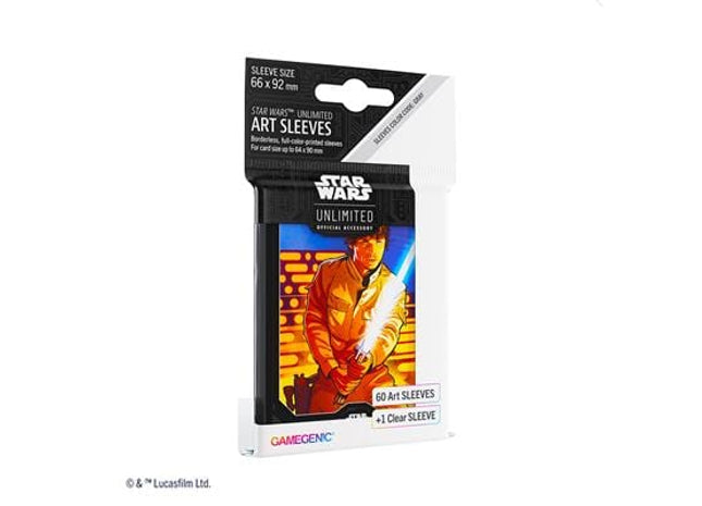 Gamers Guild AZ Star Wars Unlimited Star Wars: Unlimited Art Sleeves  - Luke Skywalker (Pre-Order) Asmodee