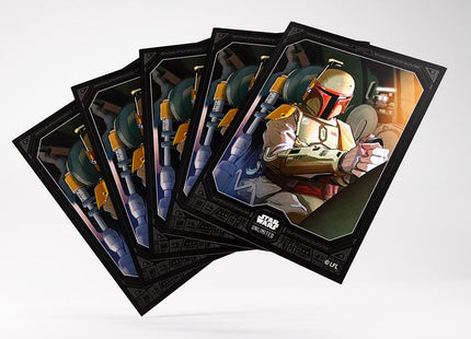 Gamers Guild AZ Star Wars Unlimited Star Wars Unlimited: Premium Art Sleeve Boba Fett (Pre-Order) Asmodee