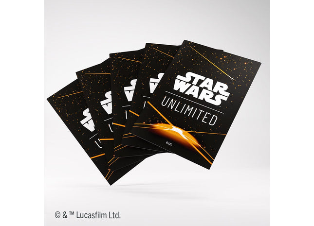 Gamers Guild AZ Star Wars Unlimited Star Wars Unlimited: Premium Art Sleeve Card Back Orange (Pre-Order) Asmodee