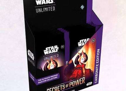 Gamers Guild AZ Star Wars Unlimited Star Wars: Unlimited - Secrets of Power - Carbonite Booster Display Box Asmodee