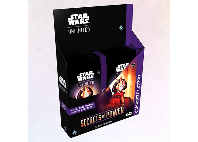 Gamers Guild AZ Star Wars Unlimited Star Wars: Unlimited - Secrets of Power - Carbonite Booster Display Box Asmodee