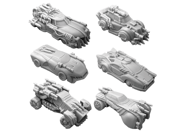 Gamers Guild AZ Steve Jackson Games Car Wars (Sixth Edition) Miniatures Box A AGD