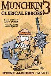 Gamers Guild AZ Steve Jackson Games Munchkin 3: Clerical Errors GTS