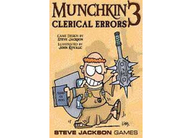 Gamers Guild AZ Steve Jackson Games Munchkin 3: Clerical Errors GTS