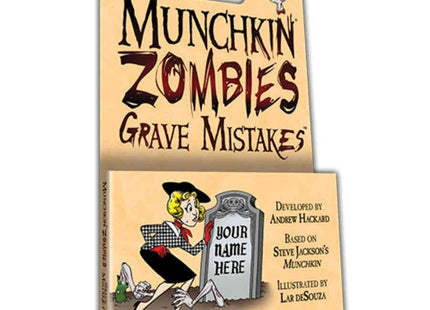 Gamers Guild AZ Steve Jackson Games Munchkin: Zombies Grave Mistakes GTS