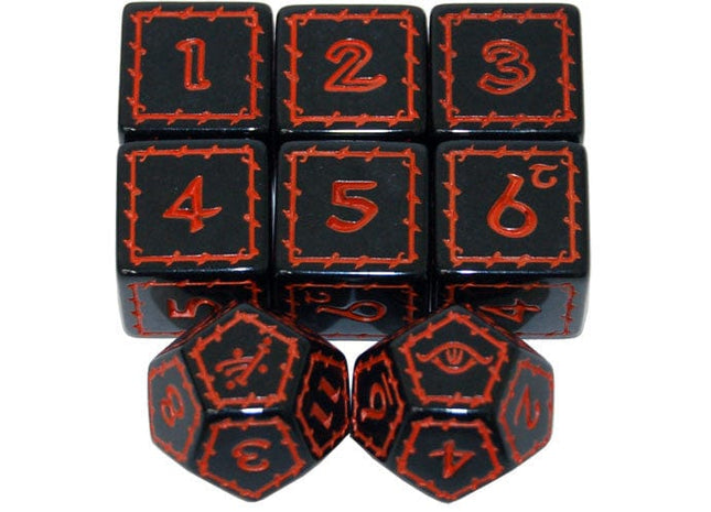 Gamers Guild AZ The One Ring RPG The One Ring: Black Dice Set GTS