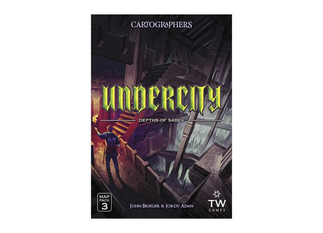 Gamers Guild AZ Thunderworks Games Cartographers: Map Pack 3, Undercity Faire