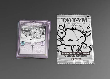Gamers Guild AZ TOTYM TOTYM Trading Card Game: Sketch Relic: Genesis Edition | Collectible Booster Box TOTYM