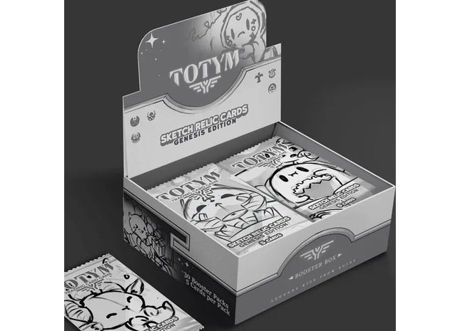 Gamers Guild AZ TOTYM TOTYM Trading Card Game: Sketch Relic: Genesis Edition | Collectible Booster Box TOTYM
