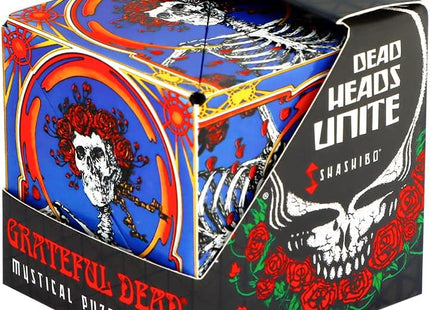 Gamers Guild AZ Toys Shashibo Shape Shifting Box - Grateful Dead Skulls & Roses Fun In Motion