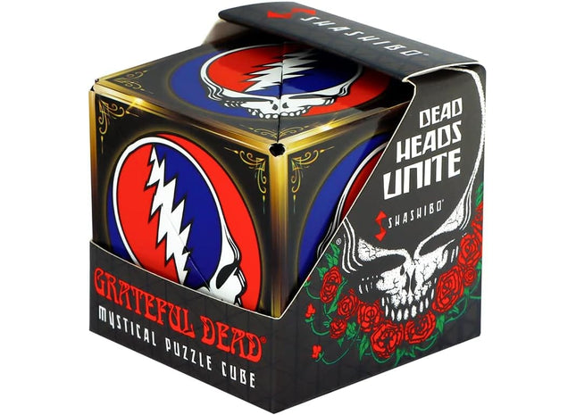 Gamers Guild AZ Toys Shashibo Shape Shifting Box - Grateful Dead Steal Your Face Fun In Motion