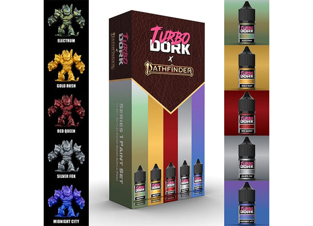 Gamers Guild AZ Turbo Dork Turbo Dork: Pathfinder X Turbo Dork Series 1 Set (5 Colors) PHD
