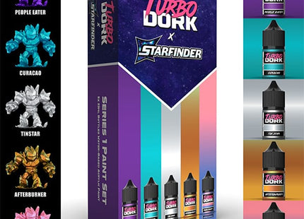Gamers Guild AZ Turbo Dork Turbo Dork: Starfinder X Turbo Dork Series 1 Set (5 Colors) PHD