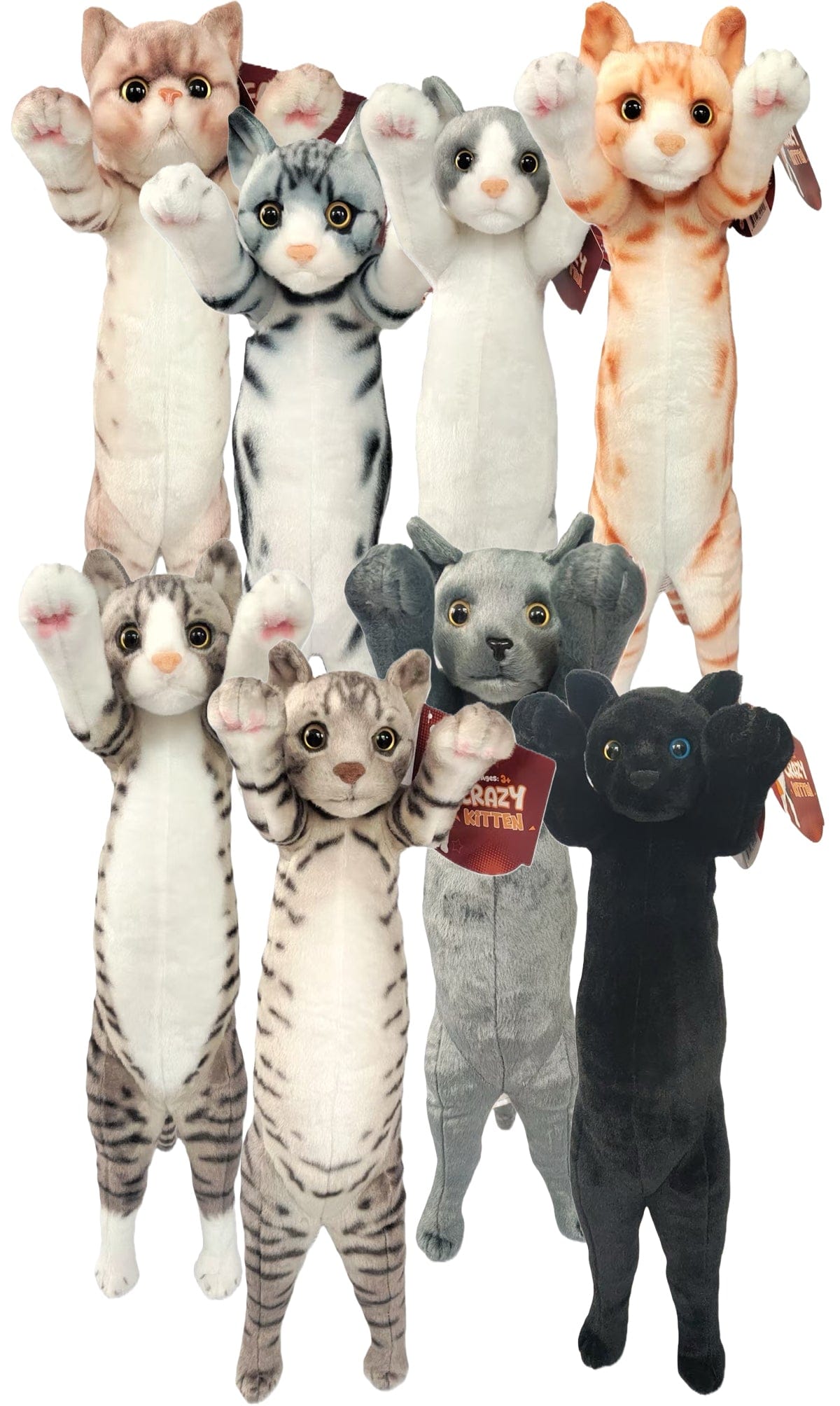 Crazy Kitten 20'' Standing Cat Plush – Gamers Guild AZ