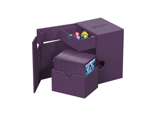 Gamers Guild AZ Ultimate Guard Deck Case 133+ Flip'N'Tray: Monocolor Purple (Pre-Order) GTS