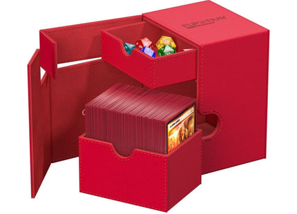 Gamers Guild AZ Ultimate Guard Deck Case 133+ Flip'N'Tray: Monocolor Red (Pre-Order) GTS